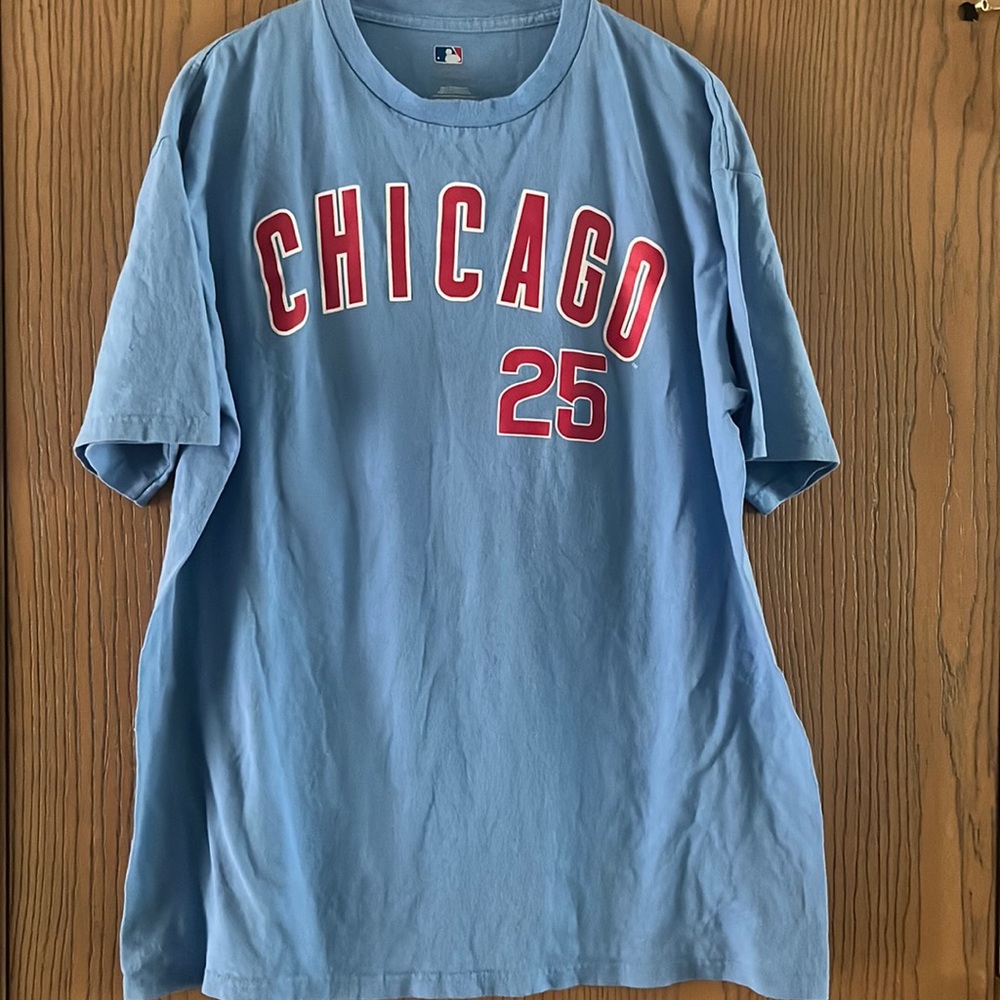 Retro Chicago Cubs Derrick Lee #25 T-Shirt